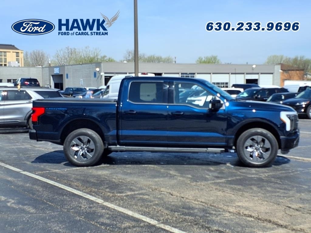 Used 2024 Ford F-150 Lightning Lariat with VIN 1FT6W5L75RWG00103 for sale in Plainfield, IL