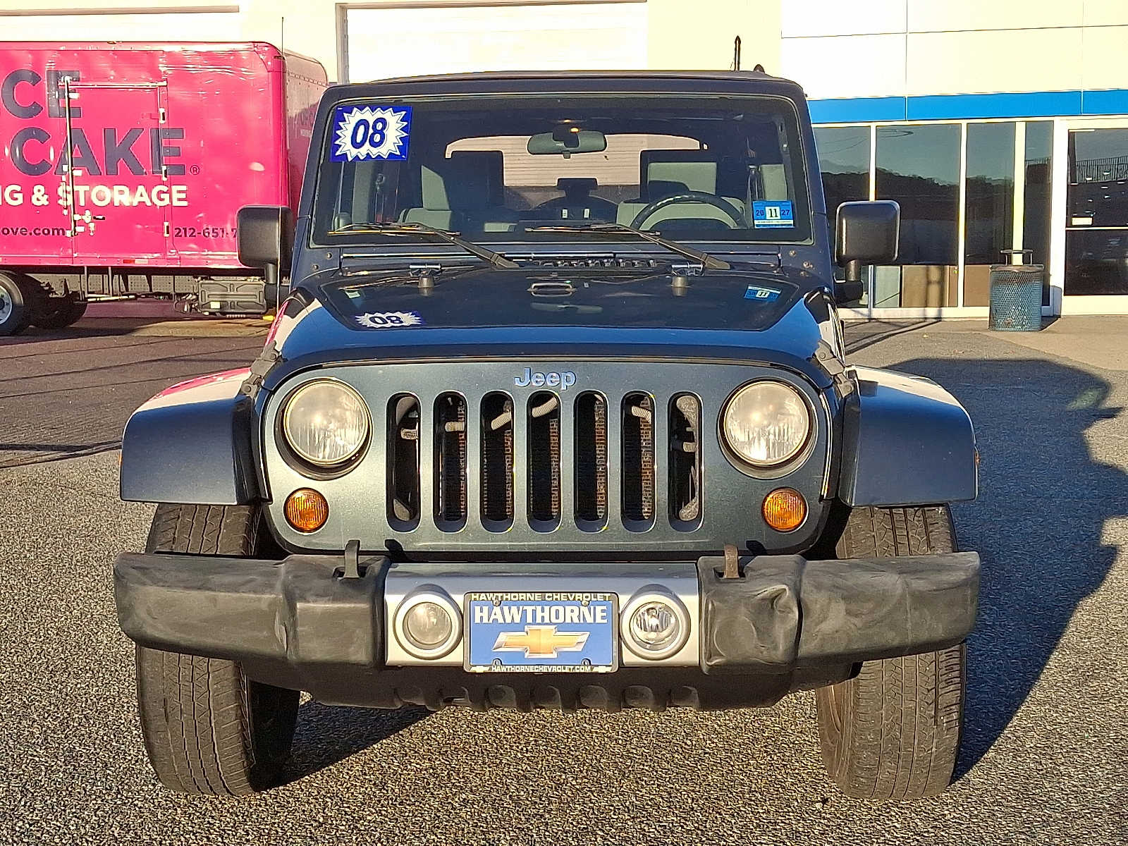 Used 2008 Jeep Wrangler Unlimited Sahara with VIN 1J8GA59188L608551 for sale in Hawthorne, NJ