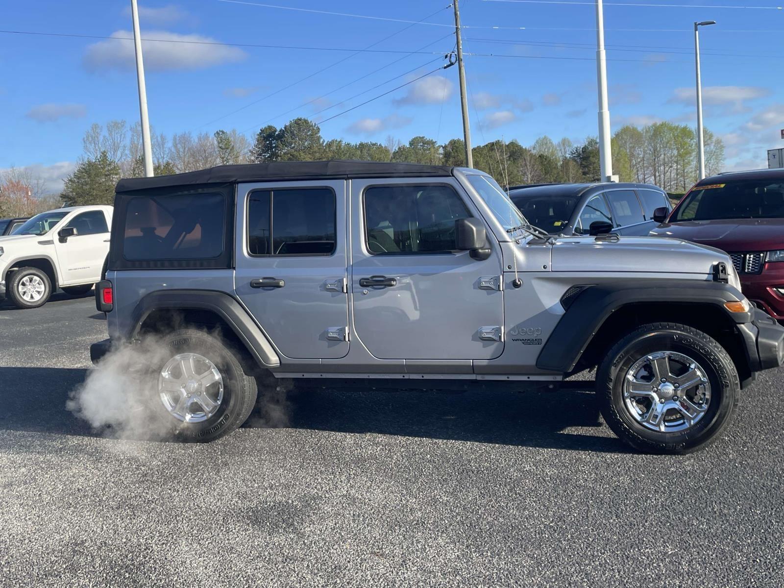 Used 2018 Jeep All-New Wrangler Unlimited Sport S with VIN 1C4HJXDN6JW141720 for sale in Alto, GA