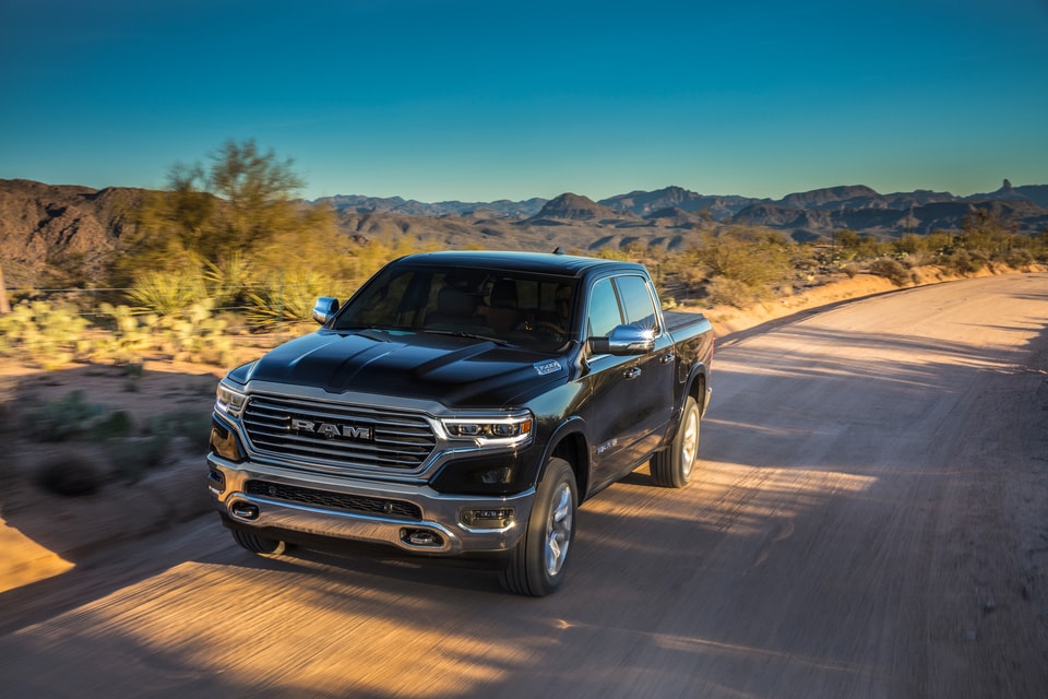 2023 RAM 1500 driving on road