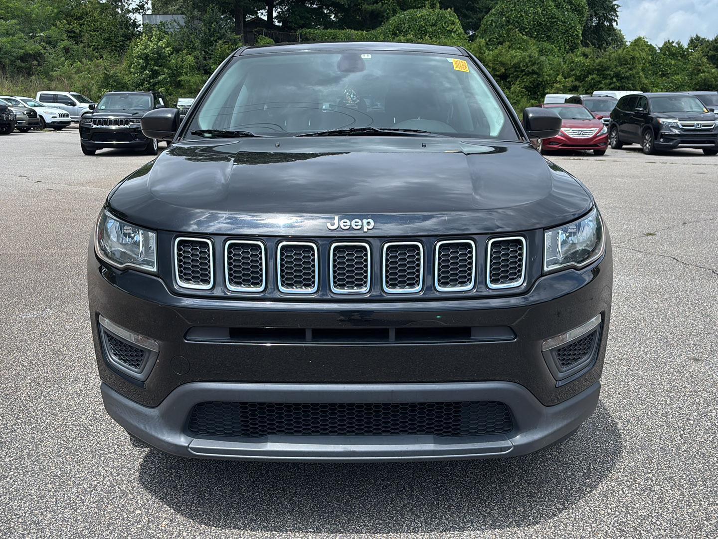 Used 2018 Jeep Compass Sport with VIN 3C4NJCAB2JT330196 for sale in Gainesville, GA