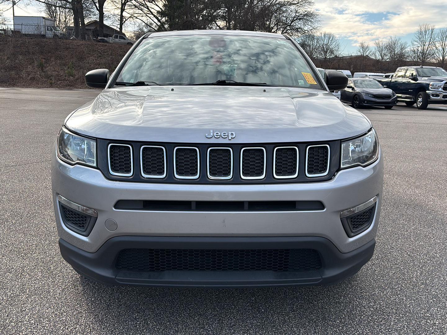 Used 2019 Jeep Compass Sport with VIN 3C4NJCABXKT664977 for sale in Gainesville, GA