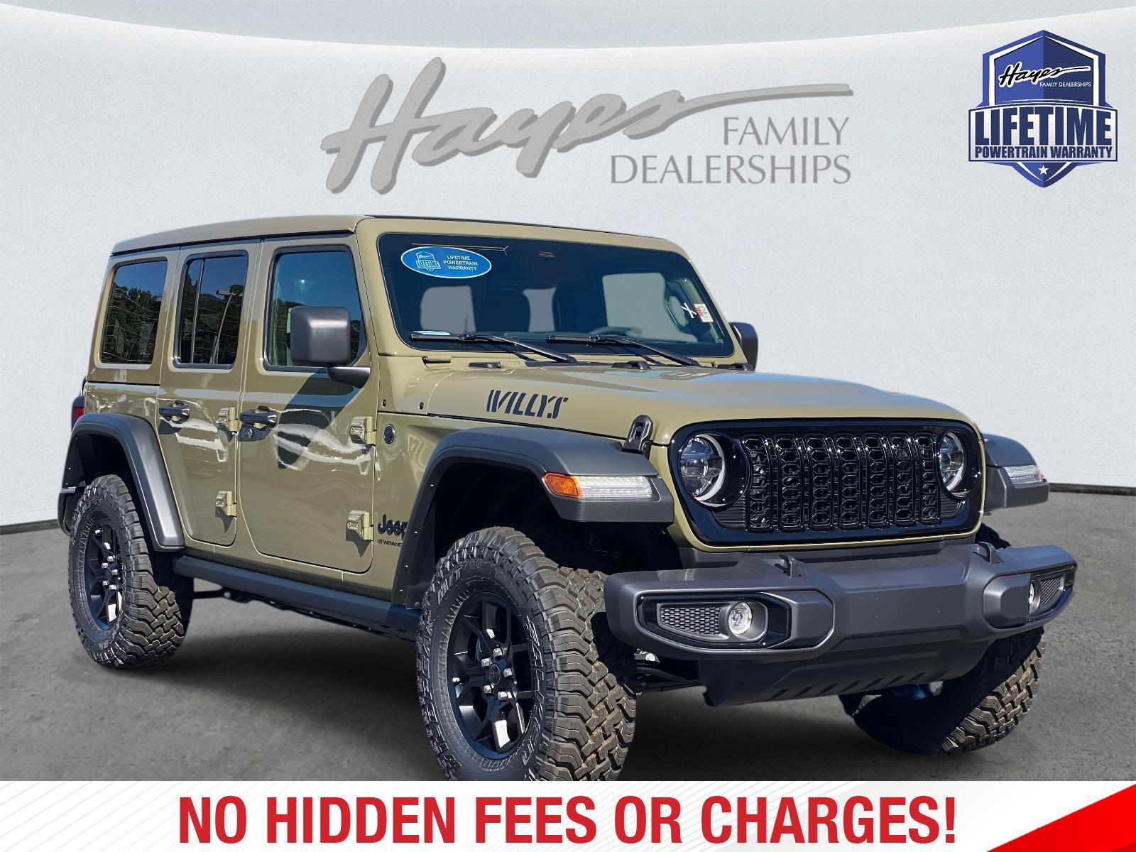 New 2026 Jeep Wrangler 4-DOOR WILLYS Sport Utility