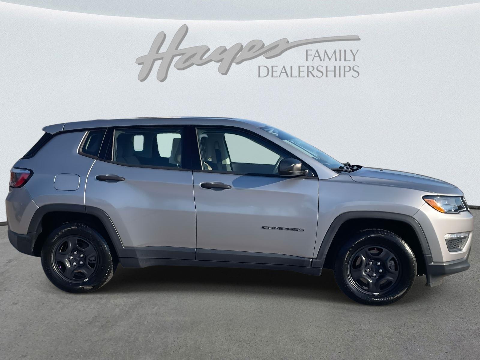 Used 2019 Jeep Compass Sport with VIN 3C4NJCABXKT664977 for sale in Gainesville, GA