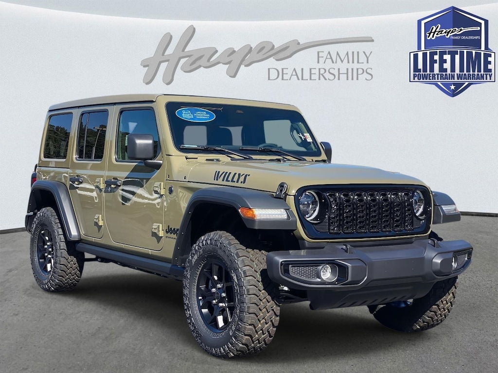 New 2026 Jeep Wrangler 4-DOOR WILLYS Sport Utility