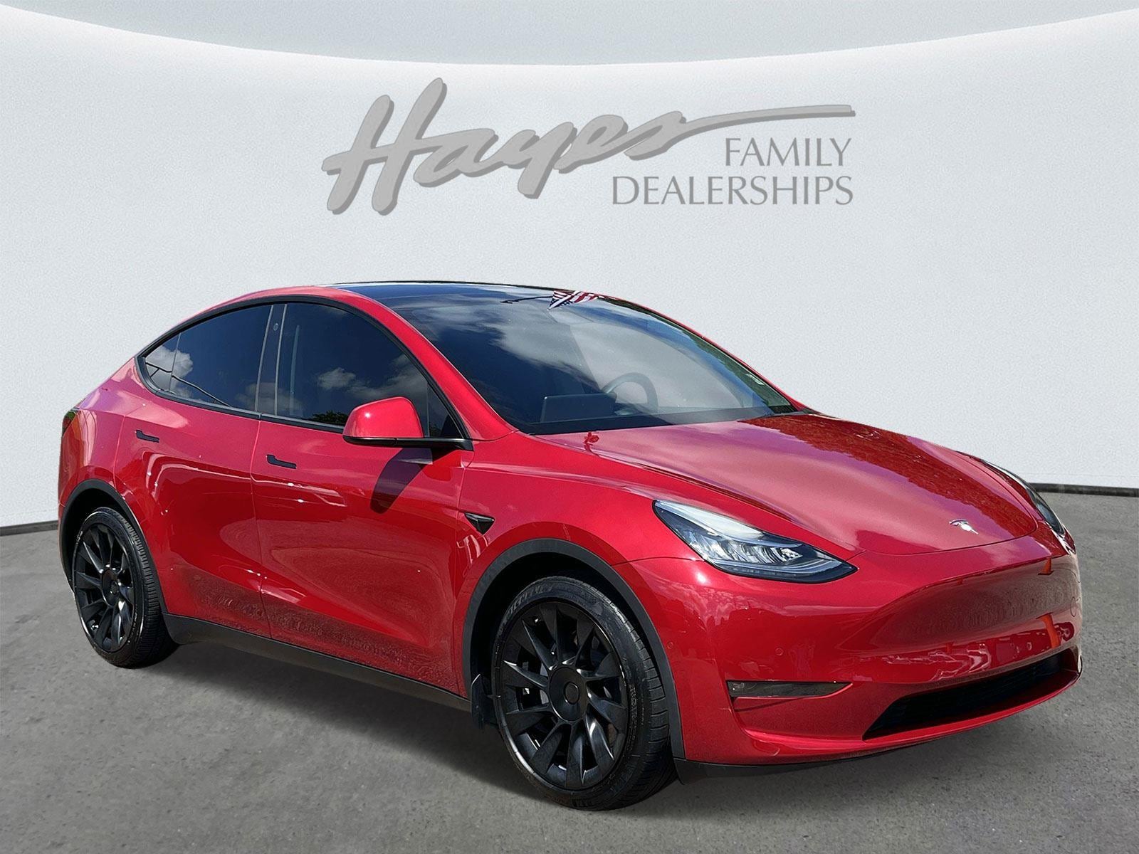 Used 2021 Tesla Model Y Long Range with VIN 5YJYGAEEXMF192205 for sale in Lawrenceville, GA
