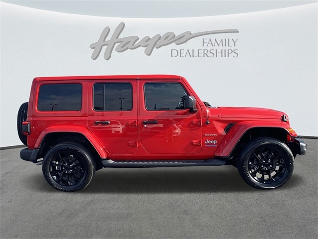 Used 2021 Jeep Wrangler Unlimited Sahara 4XE with VIN 1C4JJXP65MW824616 for sale in Lawrenceville, GA