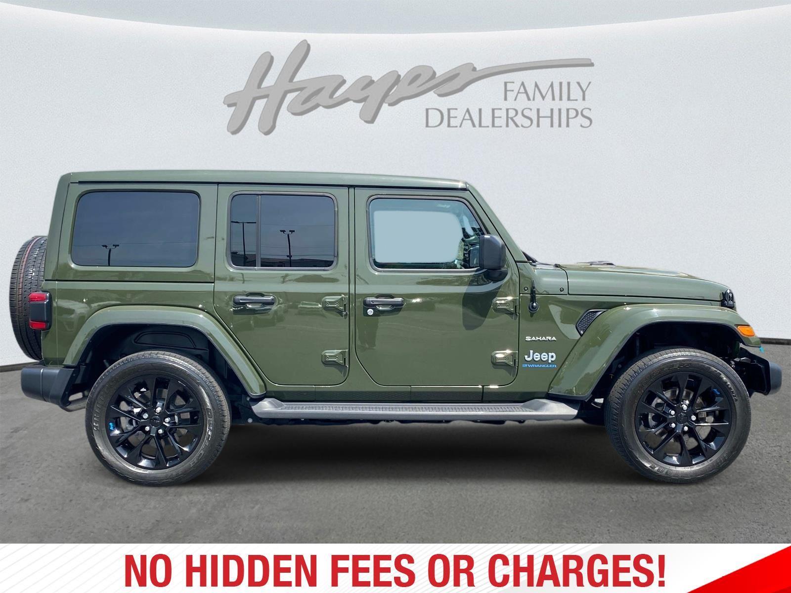 Used 2023 Jeep Wrangler 4xe Sahara 4XE with VIN 1C4JJXP63PW561739 for sale in Lawrenceville, GA
