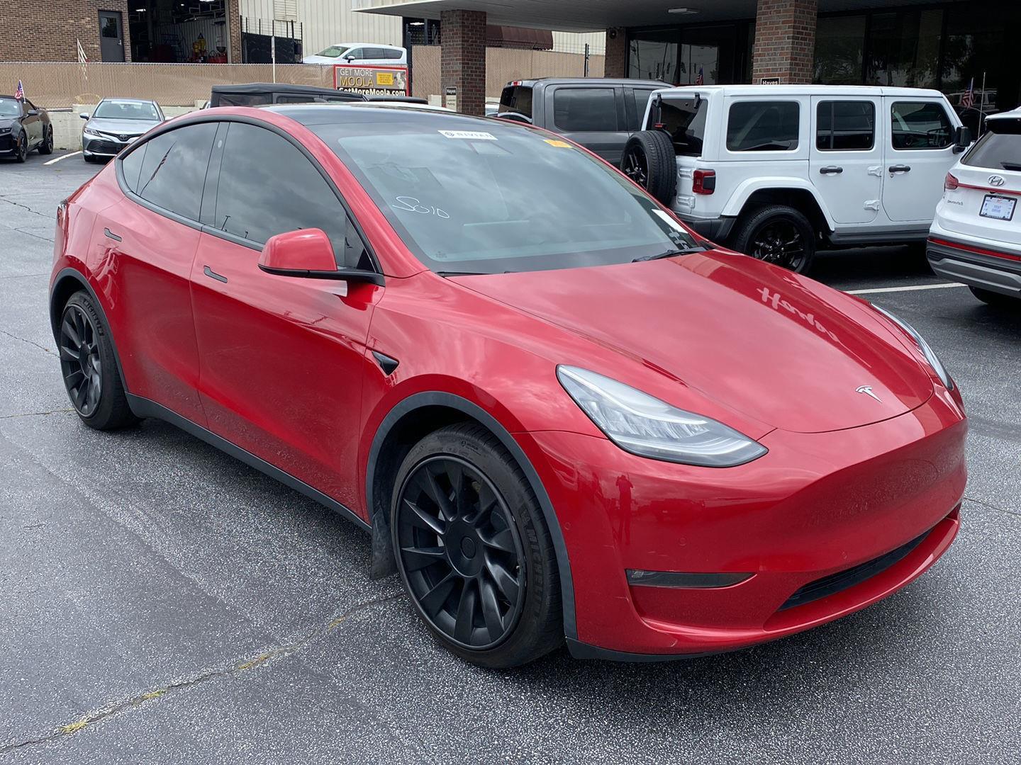 Used 2021 Tesla Model Y Long Range with VIN 5YJYGAEEXMF192205 for sale in Lawrenceville, GA