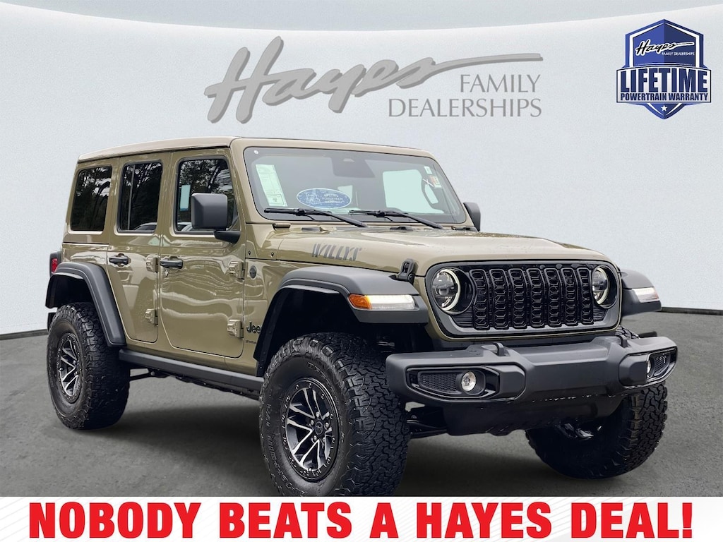 New 2026 Jeep Wrangler 4-DOOR WILLYS Sport Utility