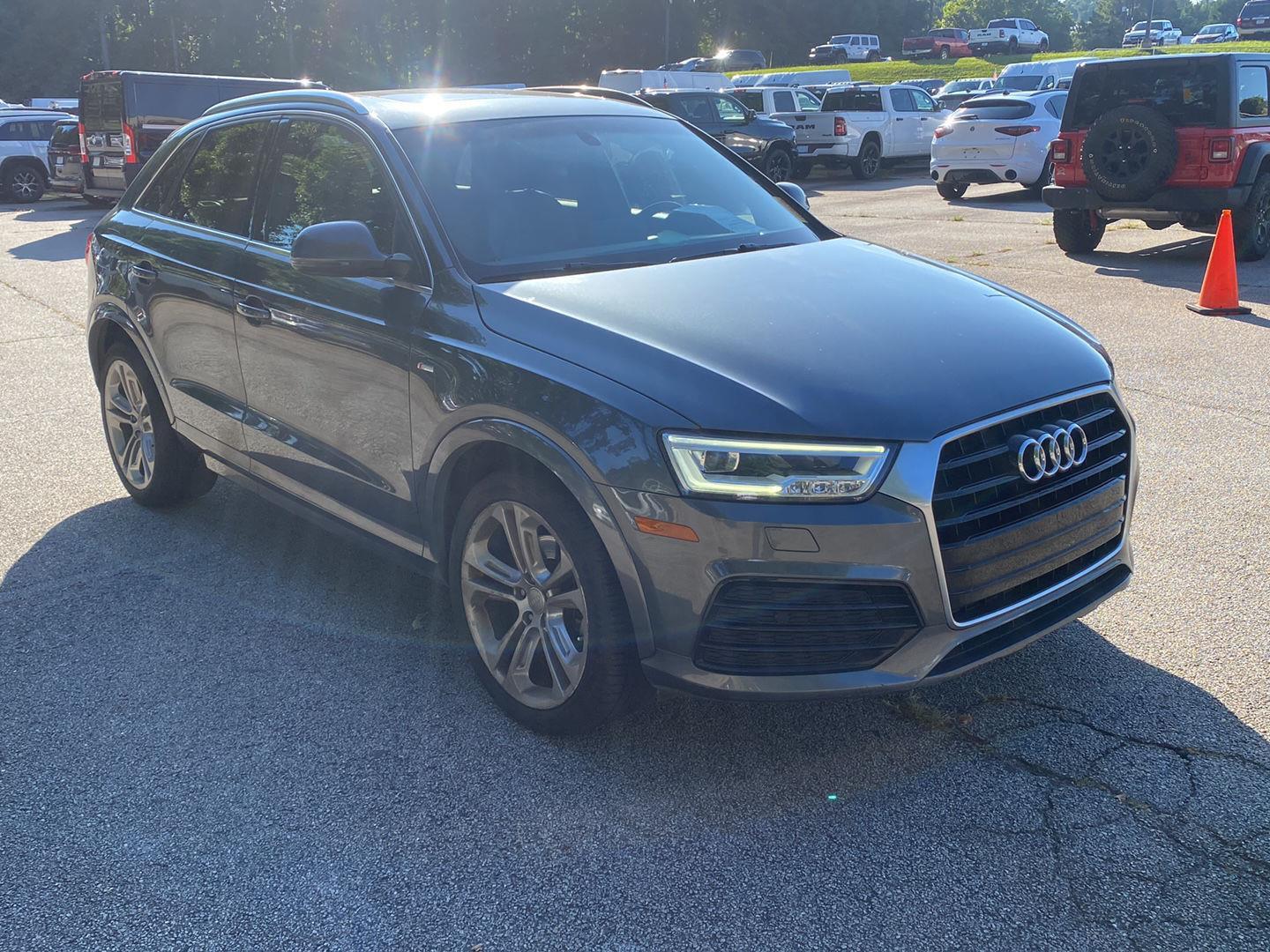 Used 2018 Audi Q3 Premium Plus with VIN WA1HCCFS1JR000214 for sale in Lawrenceville, GA