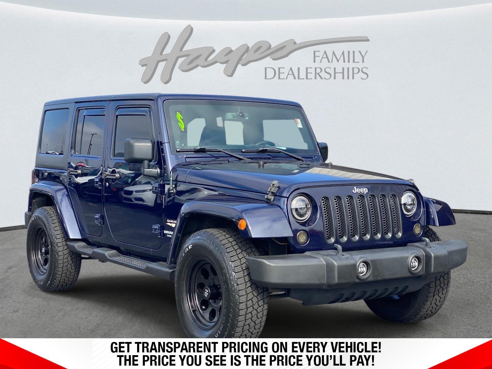 Used 2013 Jeep Wrangler Unlimited Sahara with VIN 1C4BJWEG7DL615695 for sale in Lawrenceville, GA