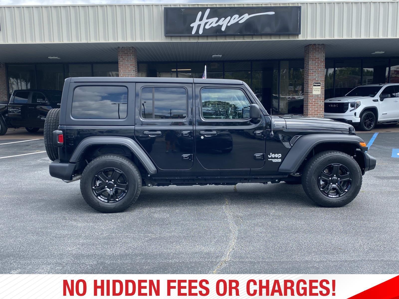 Used 2019 Jeep Wrangler Unlimited Sport S with VIN 1C4HJXDN7KW636428 for sale in Lawrenceville, GA