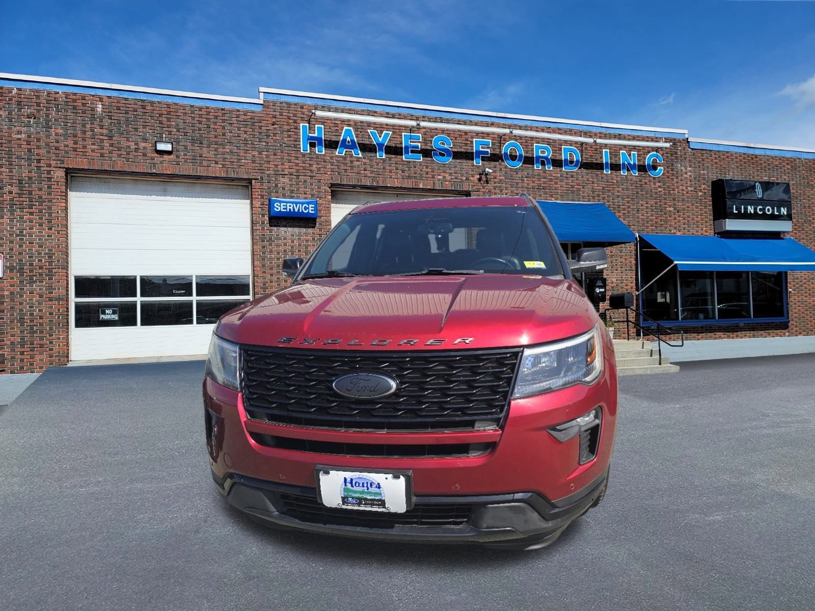 Used 2019 Ford Explorer Sport with VIN 1FM5K8GT0KGA99276 for sale in Newport, VT