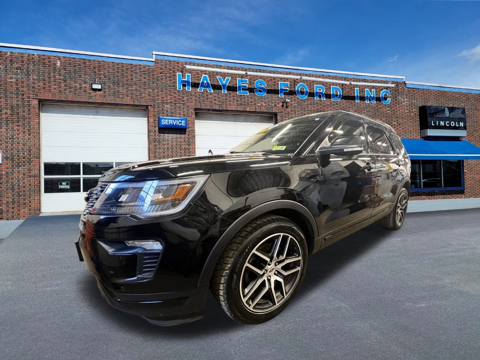 Used 2019 Ford Explorer Sport with VIN 1FM5K8GT2KGB18782 for sale in Newport, VT