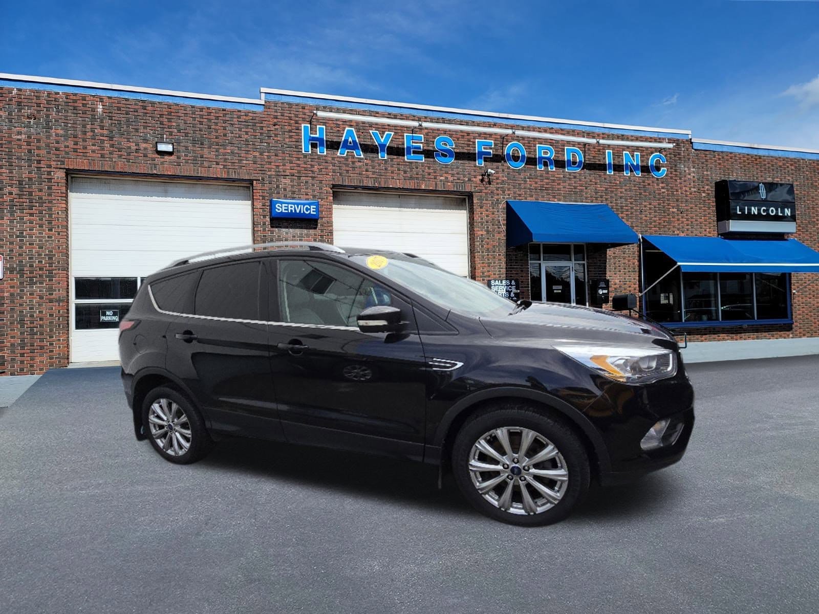 Used 2017 Ford Escape Titanium with VIN 1FMCU9JD0HUD01780 for sale in Newport, VT