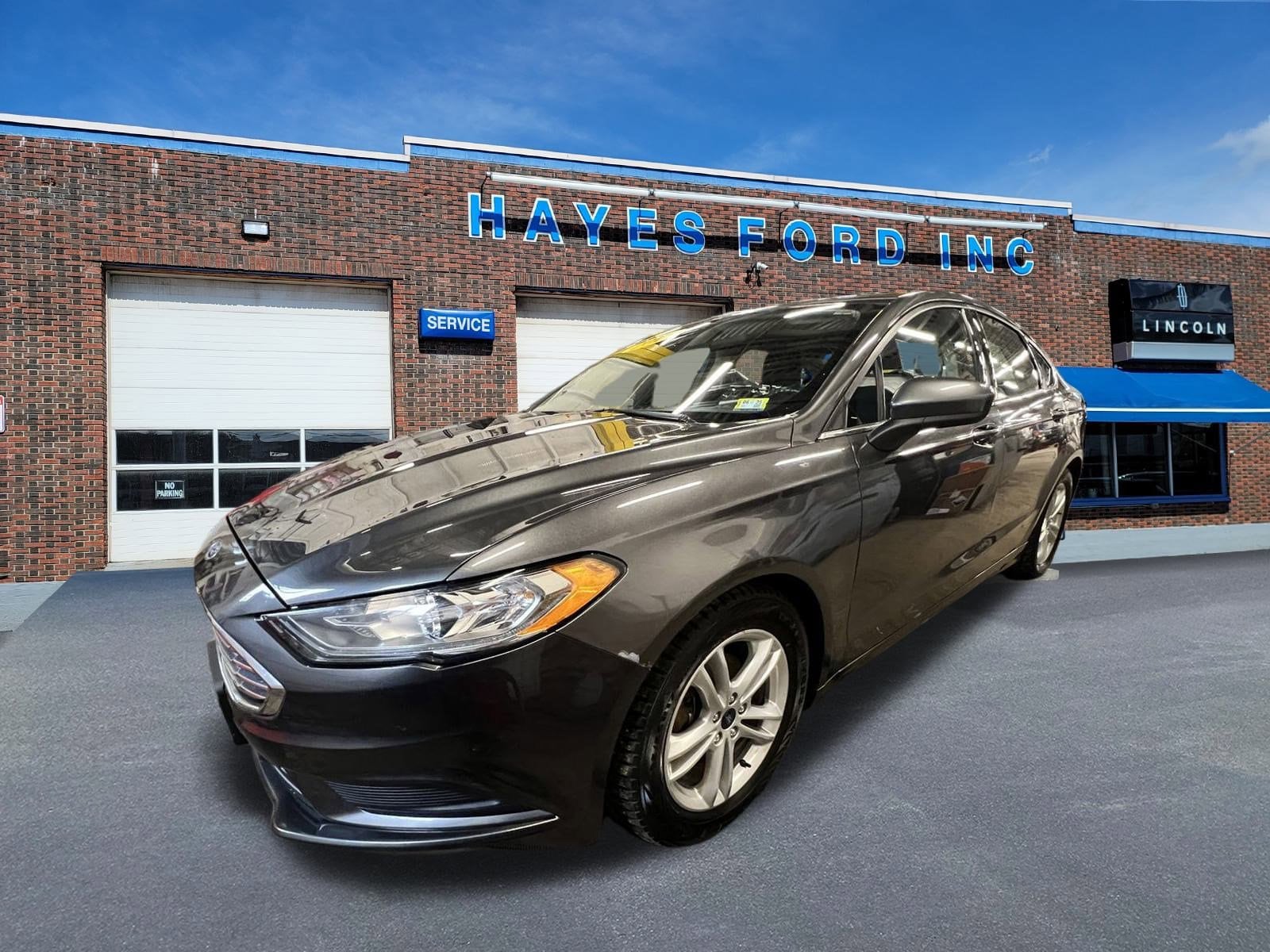 Used 2018 Ford Fusion SE with VIN 3FA6P0HD3JR222486 for sale in Newport, VT