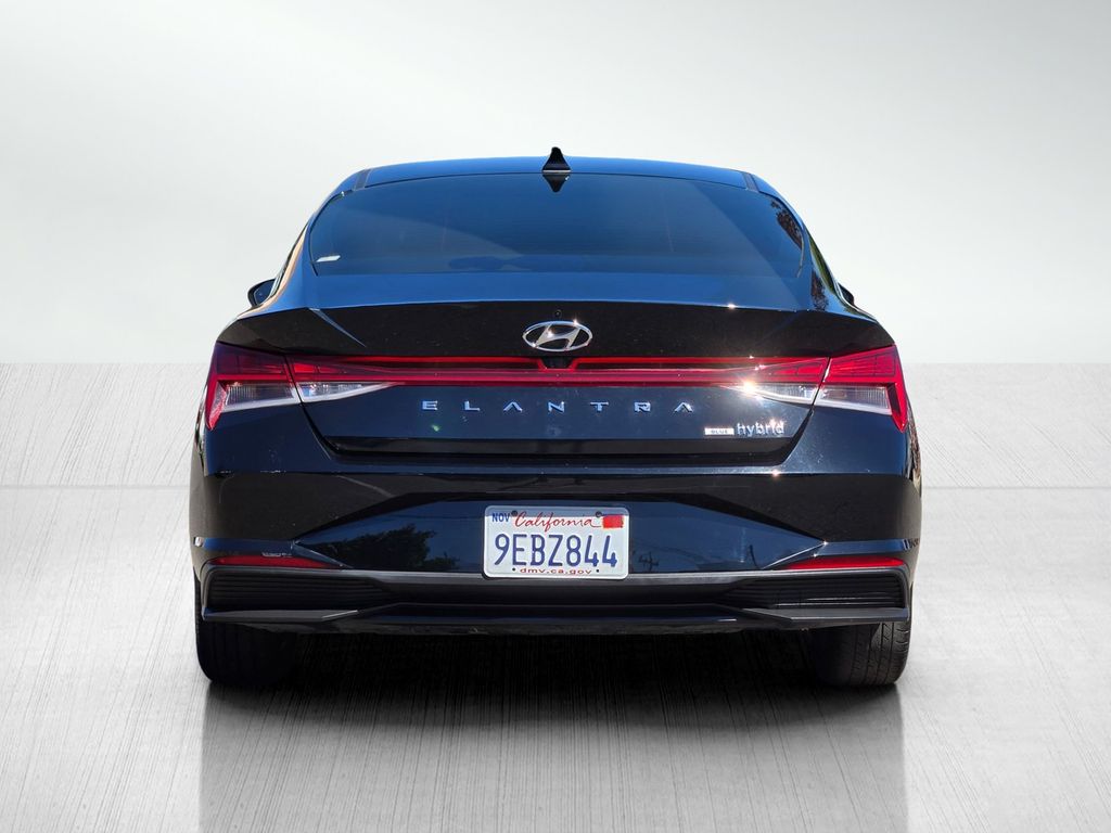 2023 Hyundai Elantra Hybrid Blue photo 4