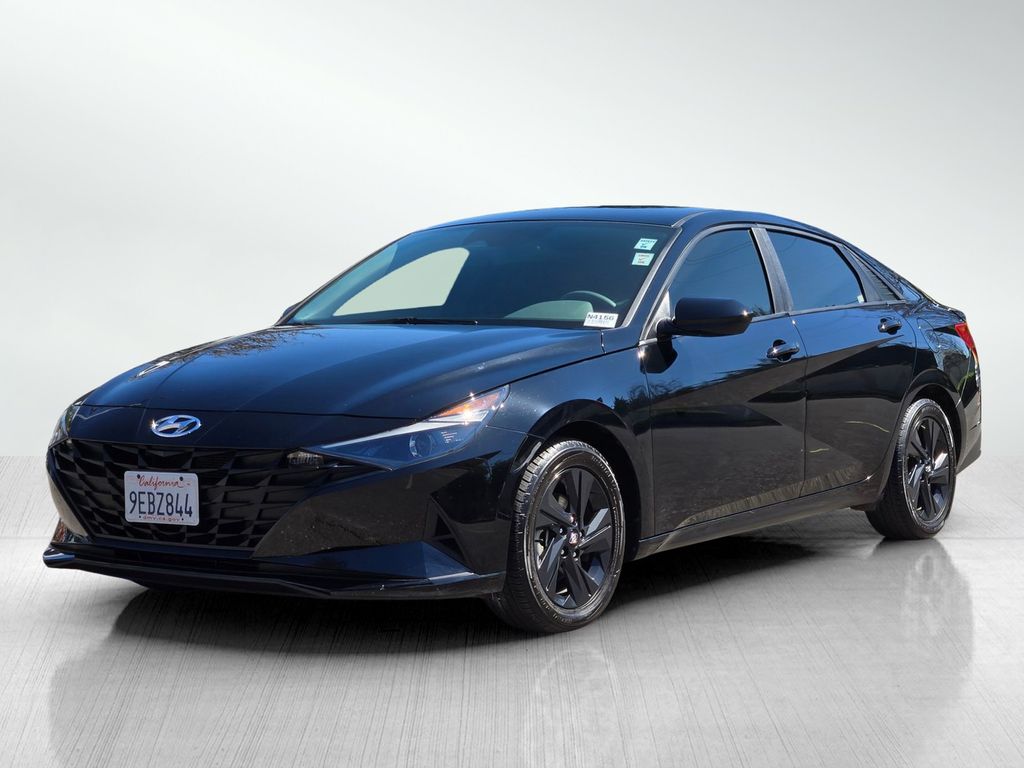 2023 Hyundai Elantra Hybrid Blue photo 3