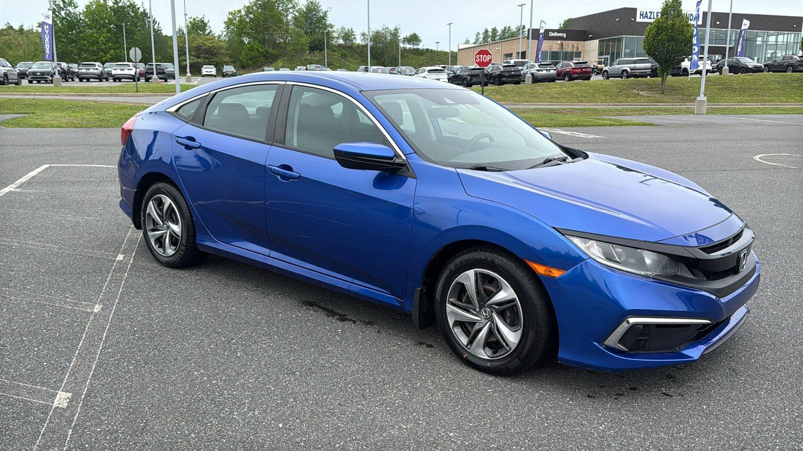 Used 2020 Honda Civic LX with VIN 2HGFC2F65LH527560 for sale in Hazle Township, PA