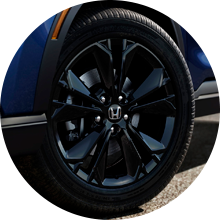 gloss-black alloy wheels