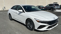 2025 Hyundai Elantra Hybrid Blue Sedan
