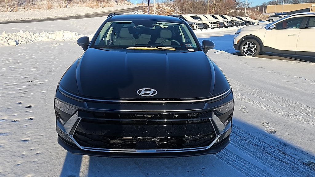 New 2026 Hyundai Sonata Hybrid Blue Sedan