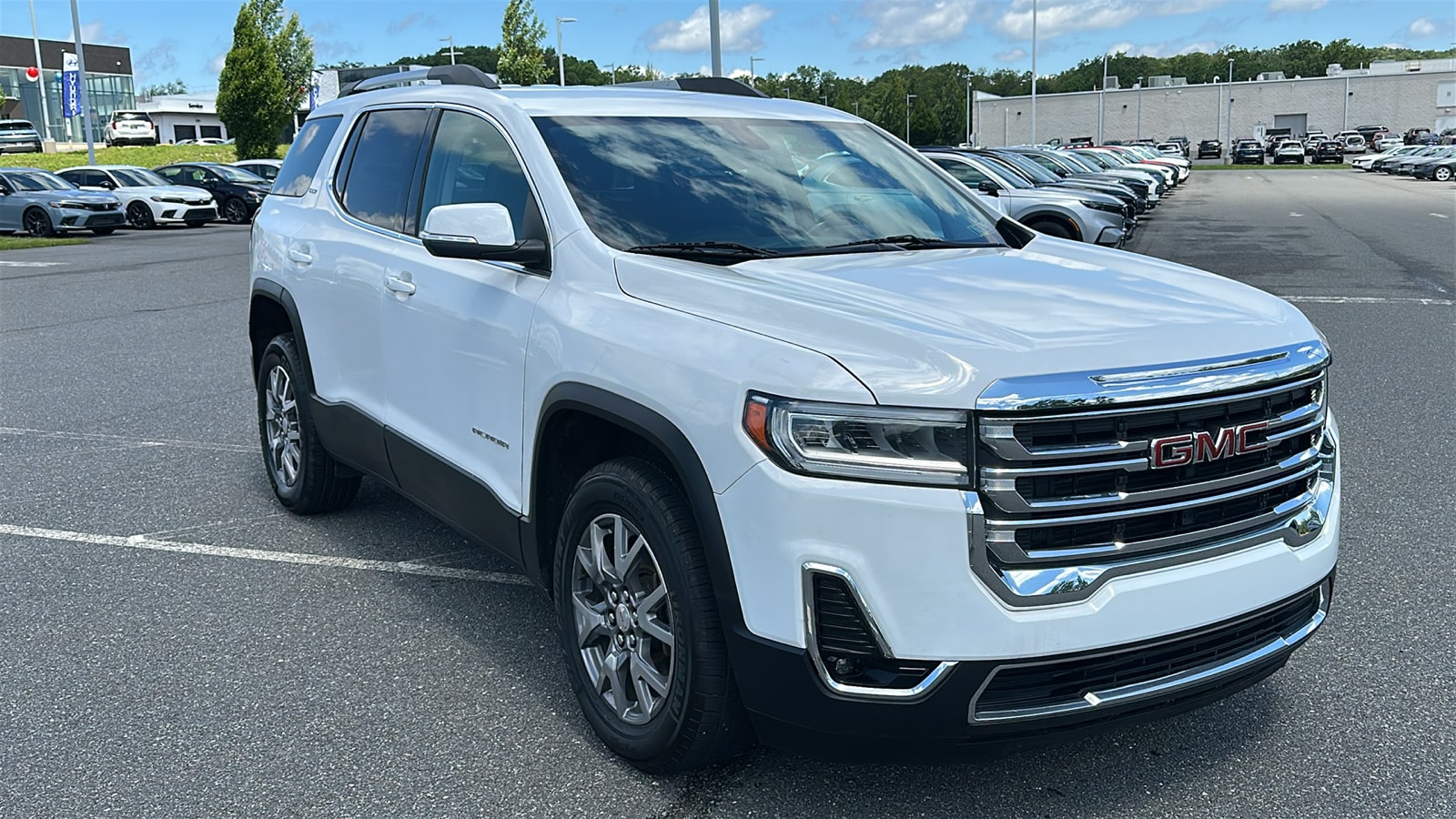 Used 2020 GMC Acadia SLT with VIN 1GKKNUL48LZ196760 for sale in Hazle Township, PA