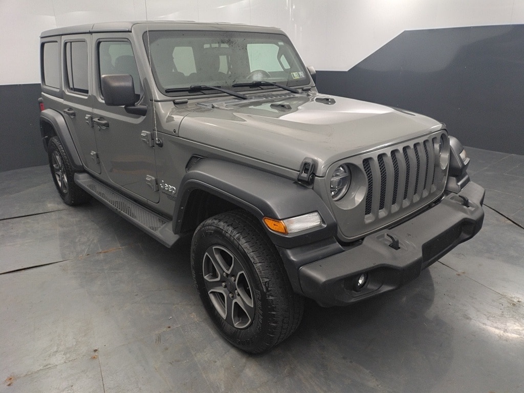 Used 2020 Jeep Wrangler Unlimited Sport S with VIN 1C4HJXDN1LW338328 for sale in Hazle Township, PA