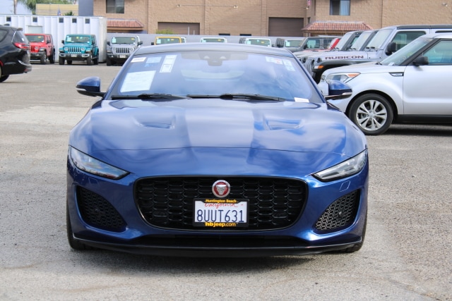 Used 2021 Jaguar F-TYPE Base with VIN SAJDD1GX7MCK73280 for sale in Huntington Beach, CA