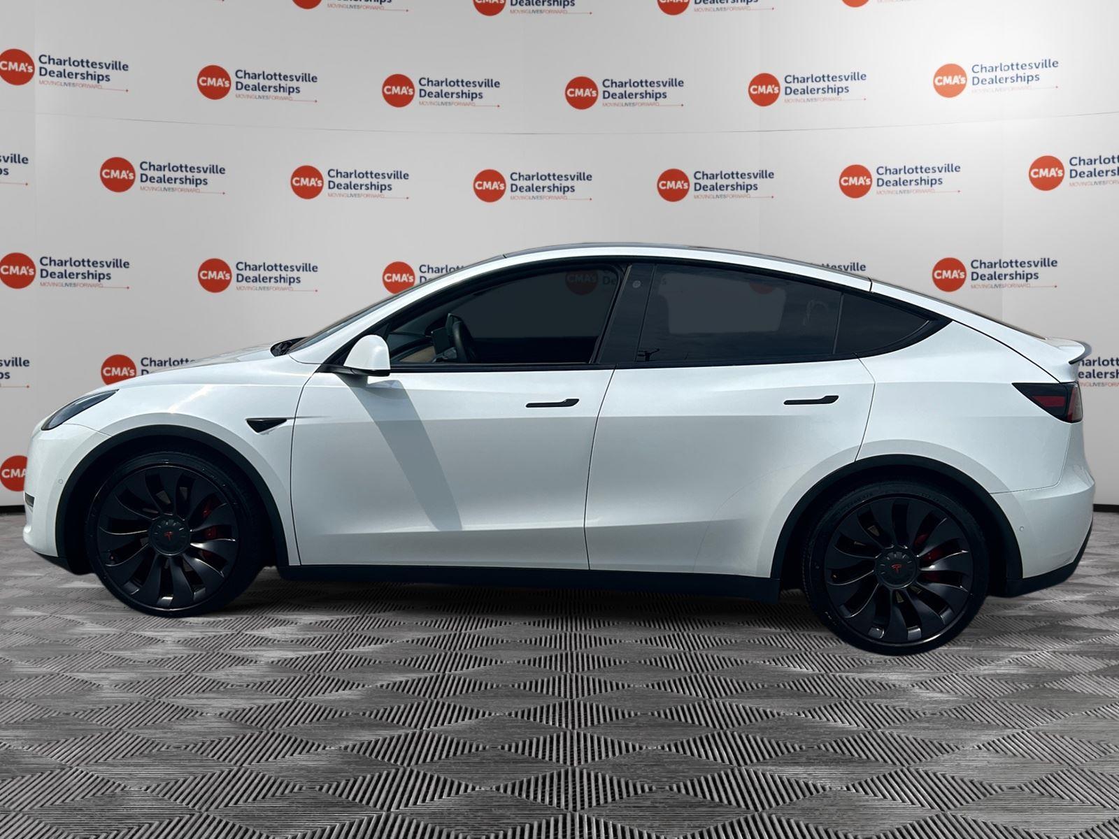 Used 2021 Tesla Model Y Performance with VIN 5YJYGDEF7MF230466 for sale in Charlottesville, VA