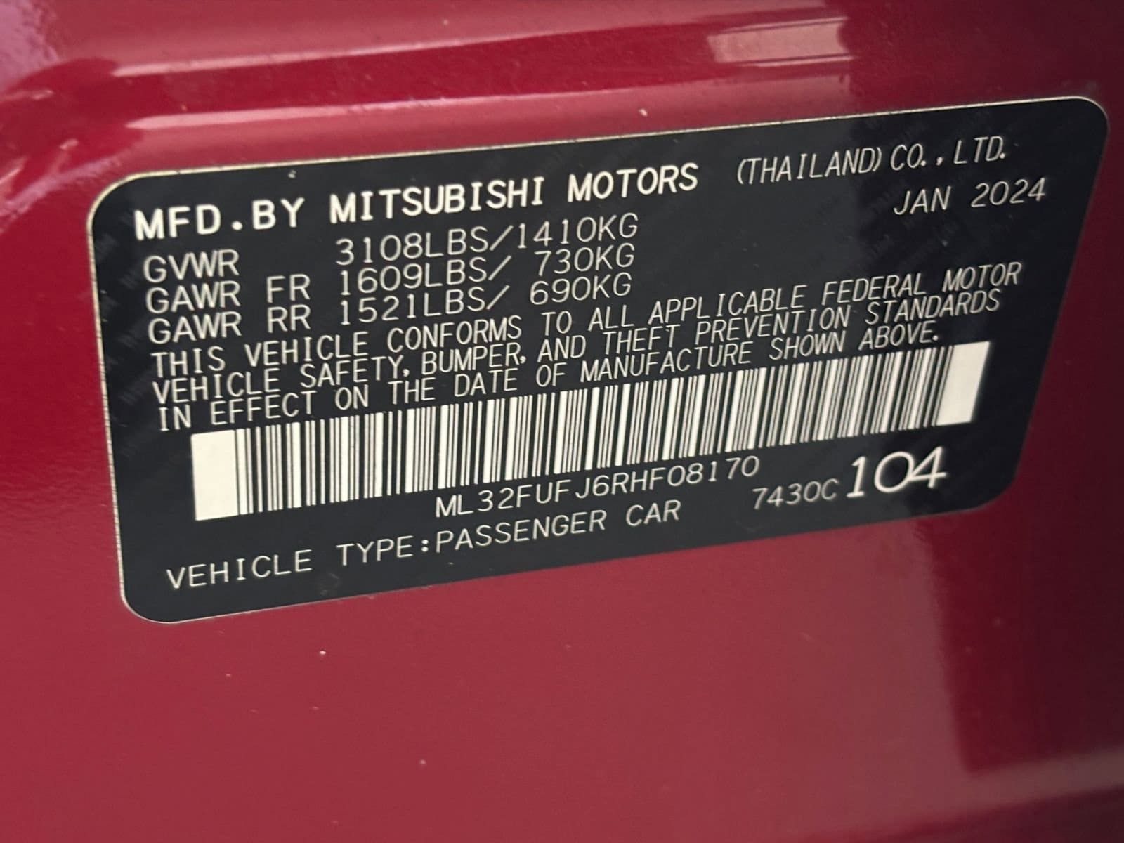 Thumbnail: 2024 Mitsubishi Mirage G4 - 27