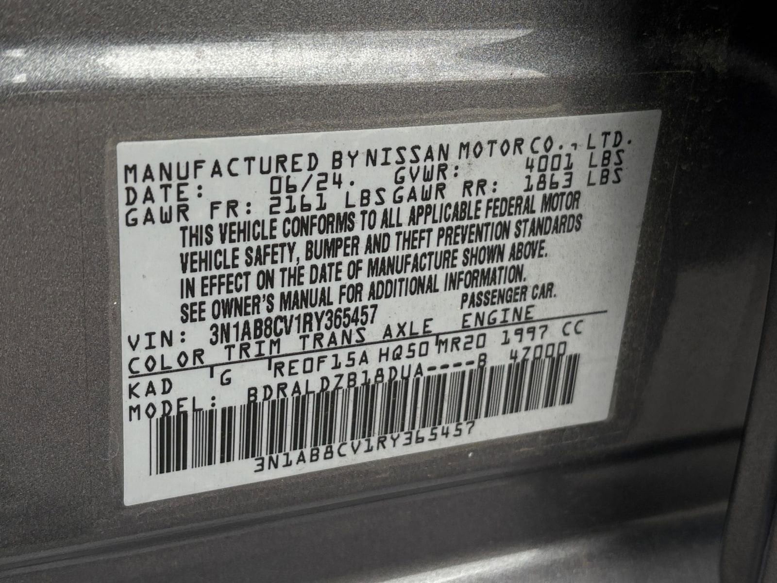 2024 Nissan Sentra SV 28