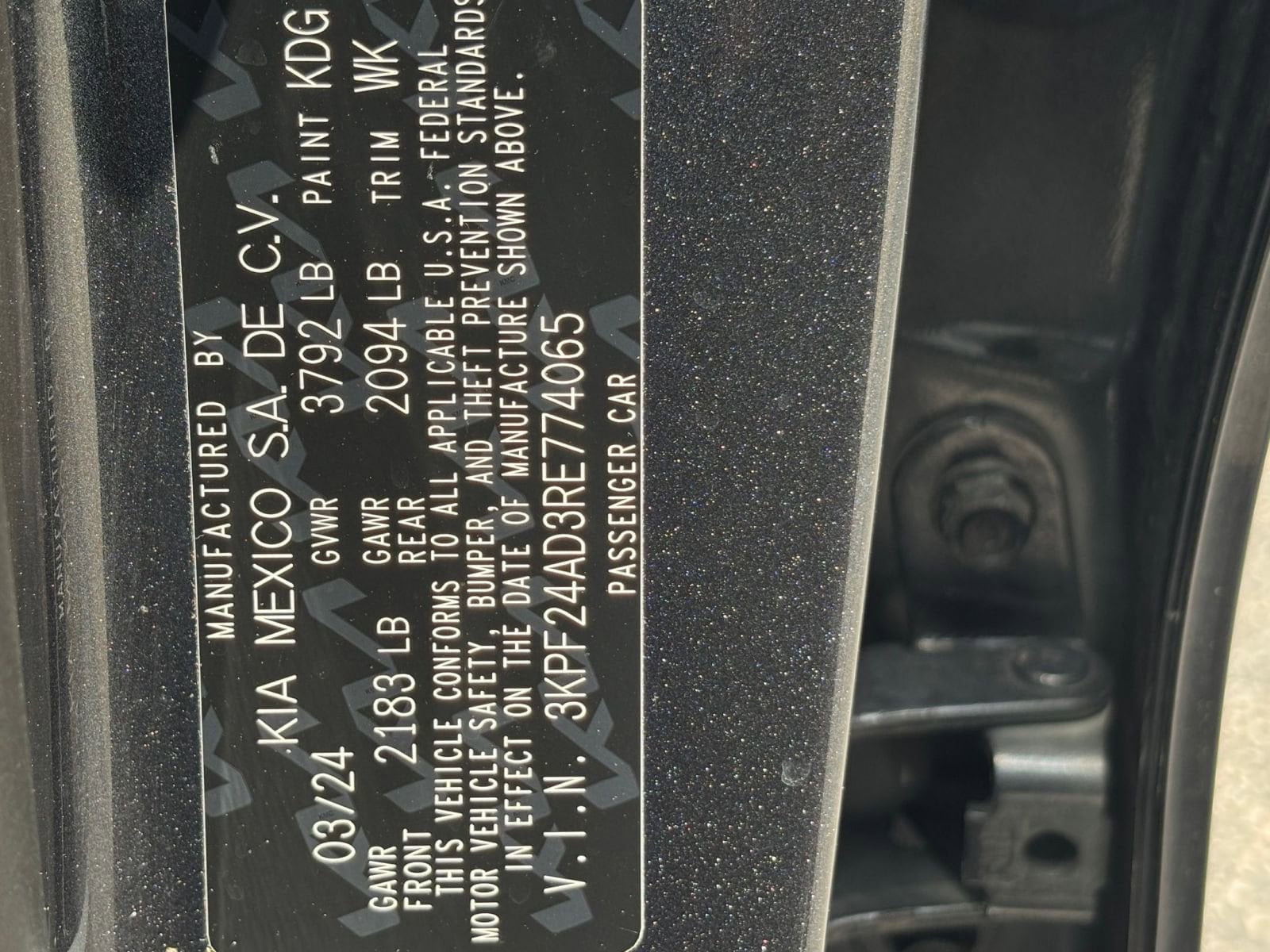 2024 Kia Forte LXS 27