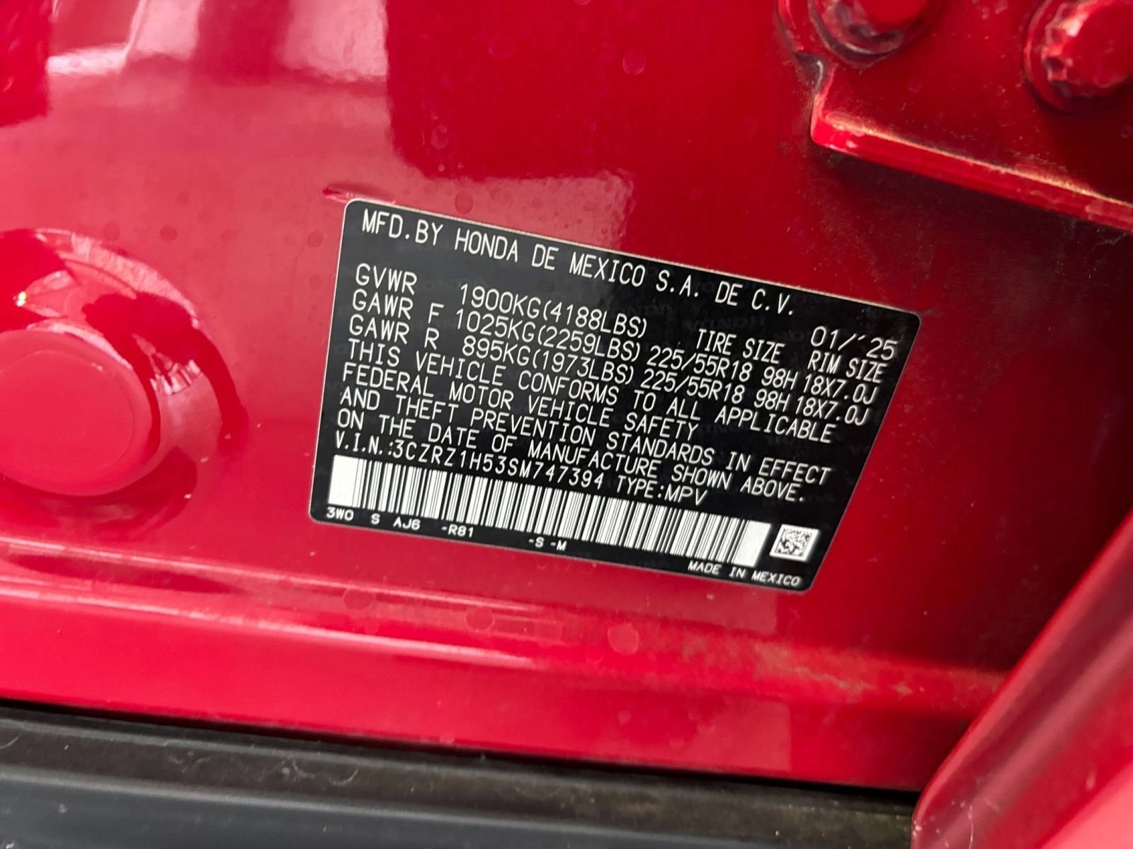 Thumbnail: 2025 Honda HR-V - 33