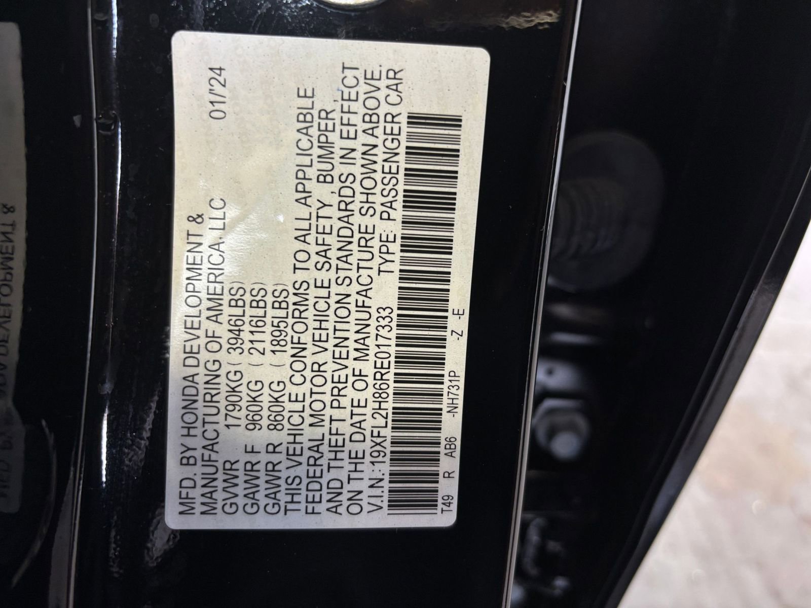 Thumbnail: 2024 Honda Civic - 27