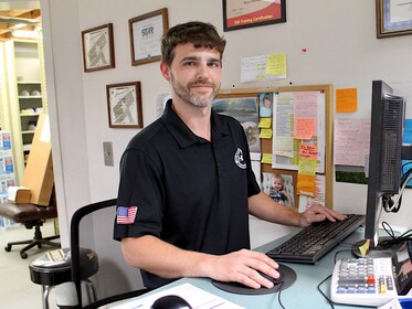 Staff member Hunter Self from bced5411ef02