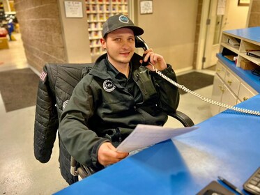 Staff member Tyler Rybolt from 002043a644a0