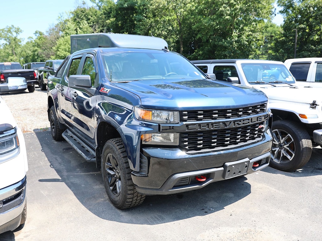Used 2019 Chevrolet Silverado 1500 Silverado Custom Trail Boss Truck Crew Cab