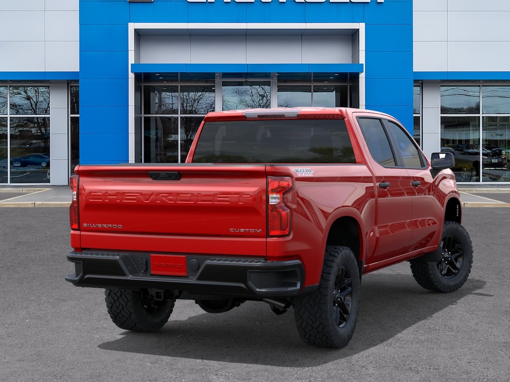 New 2026 Chevrolet Silverado 1500 Custom Trail Boss Truck Crew Cab
