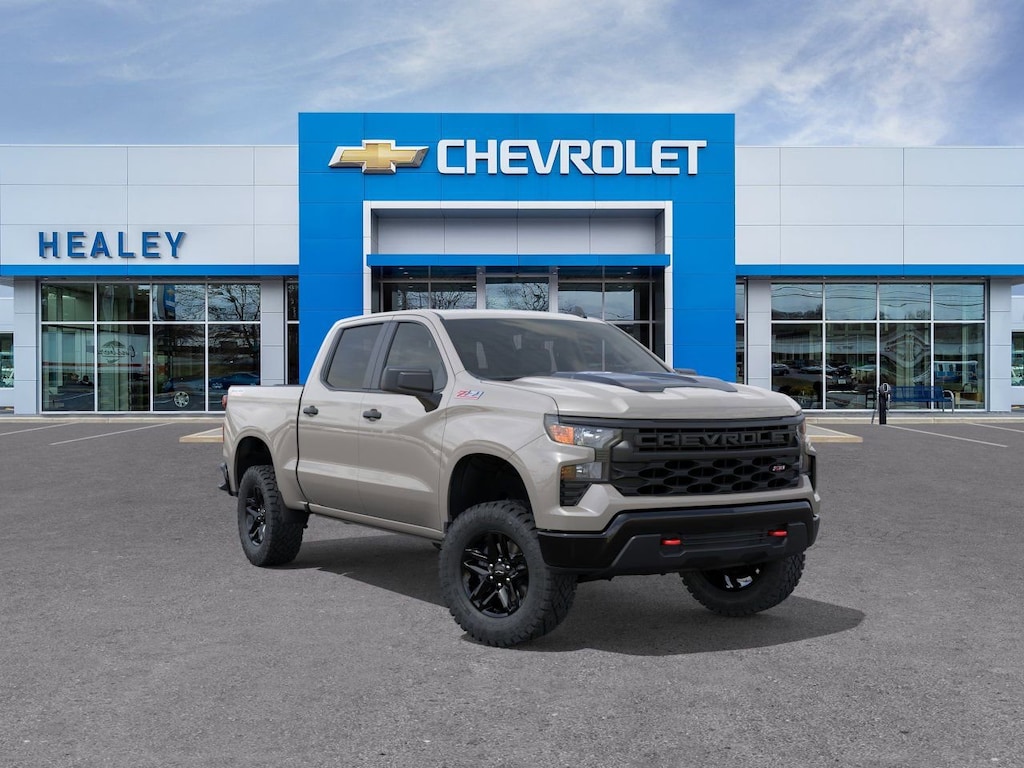 New 2026 Chevrolet Silverado 1500 Custom Trail Boss Truck Crew Cab