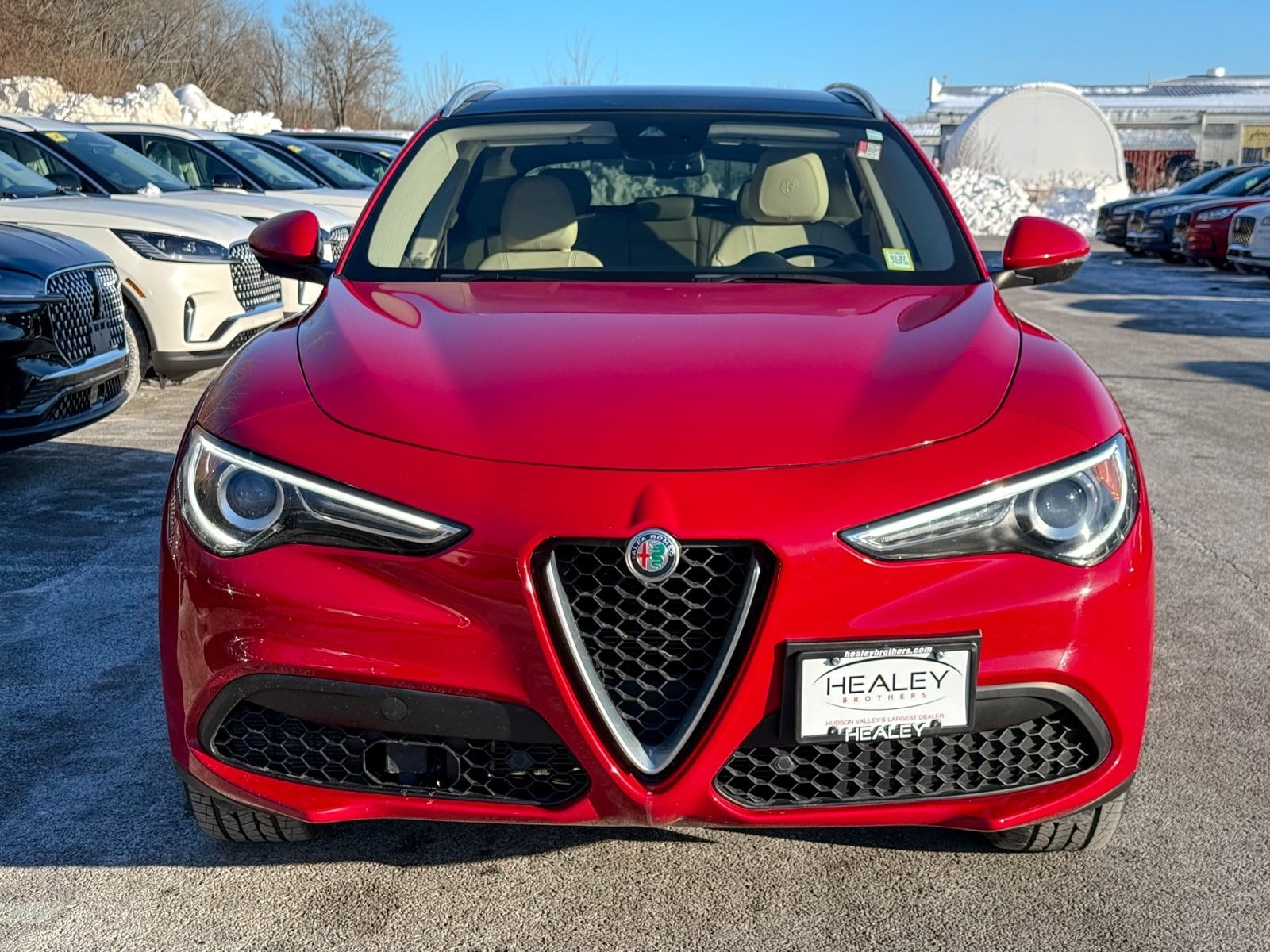 Used 2019 Alfa Romeo Stelvio Ti Lusso with VIN ZASPAKBN4K7C38130 for sale in Goshen, NY