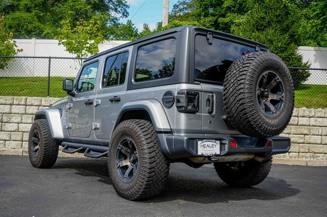 Used 2019 Jeep Wrangler Unlimited Sahara with VIN 1C4HJXEN7KW592848 for sale in Newburgh, NY