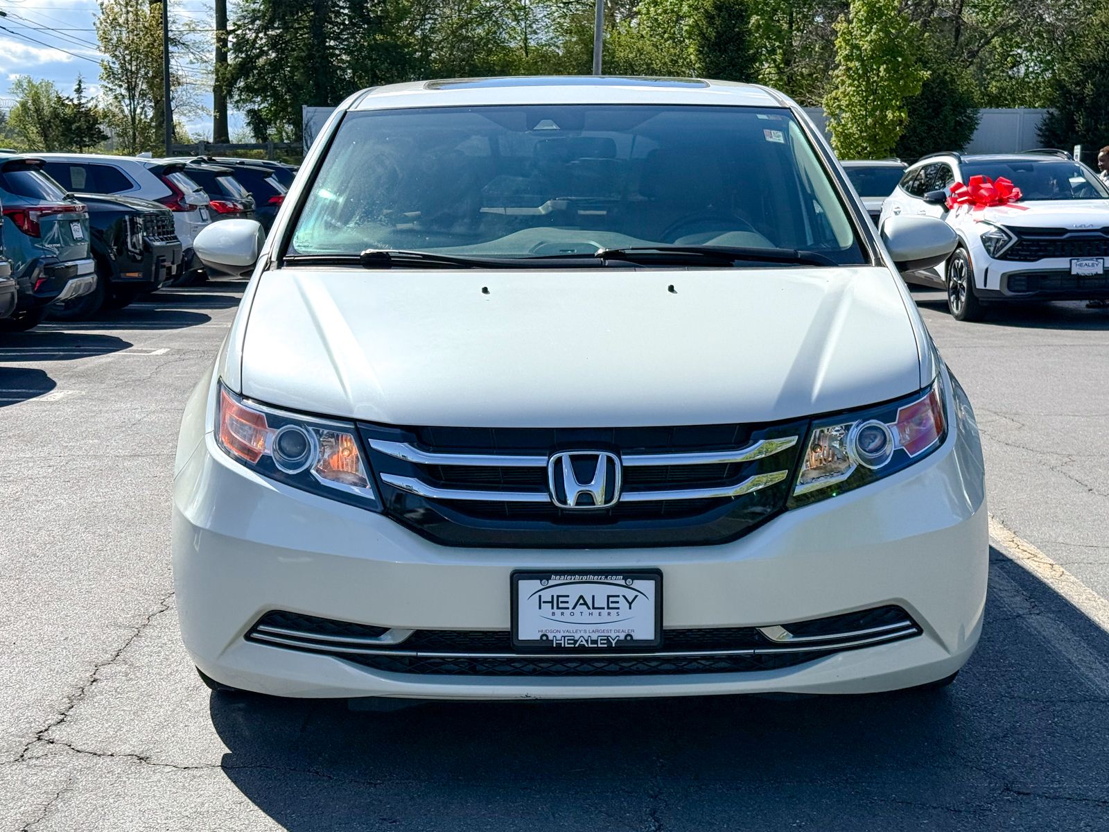 Used 2015 Honda Odyssey EX-L with VIN 5FNRL5H6XFB106020 for sale in Newburgh, NY