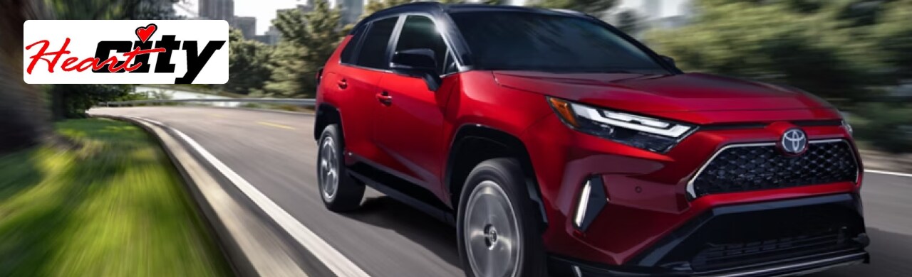 Heart City Toyota dealership showcasing Toyota vehicles near Mishawaka, IN.
