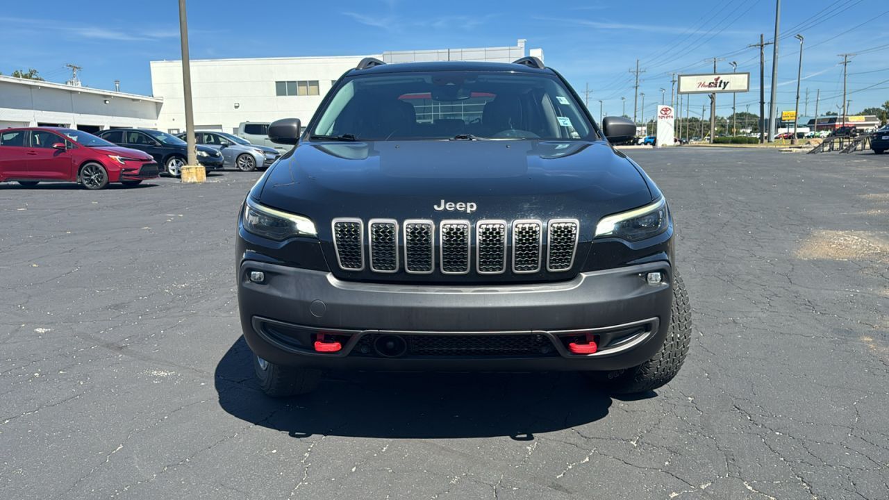 Used 2021 Jeep Cherokee Trailhawk with VIN 1C4PJMBX1MD146581 for sale in Elkhart, IN