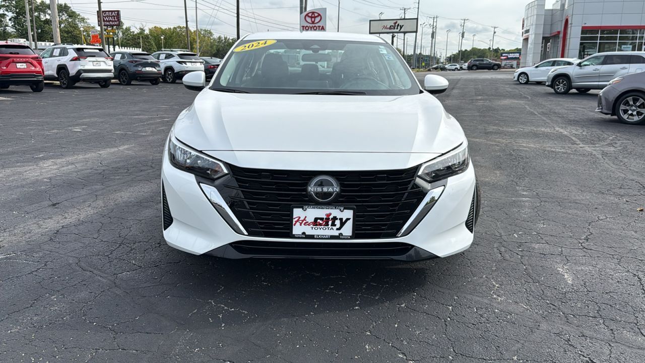 Used 2024 Nissan Sentra SV with VIN 3N1AB8CV9RY327314 for sale in Elkhart, IN