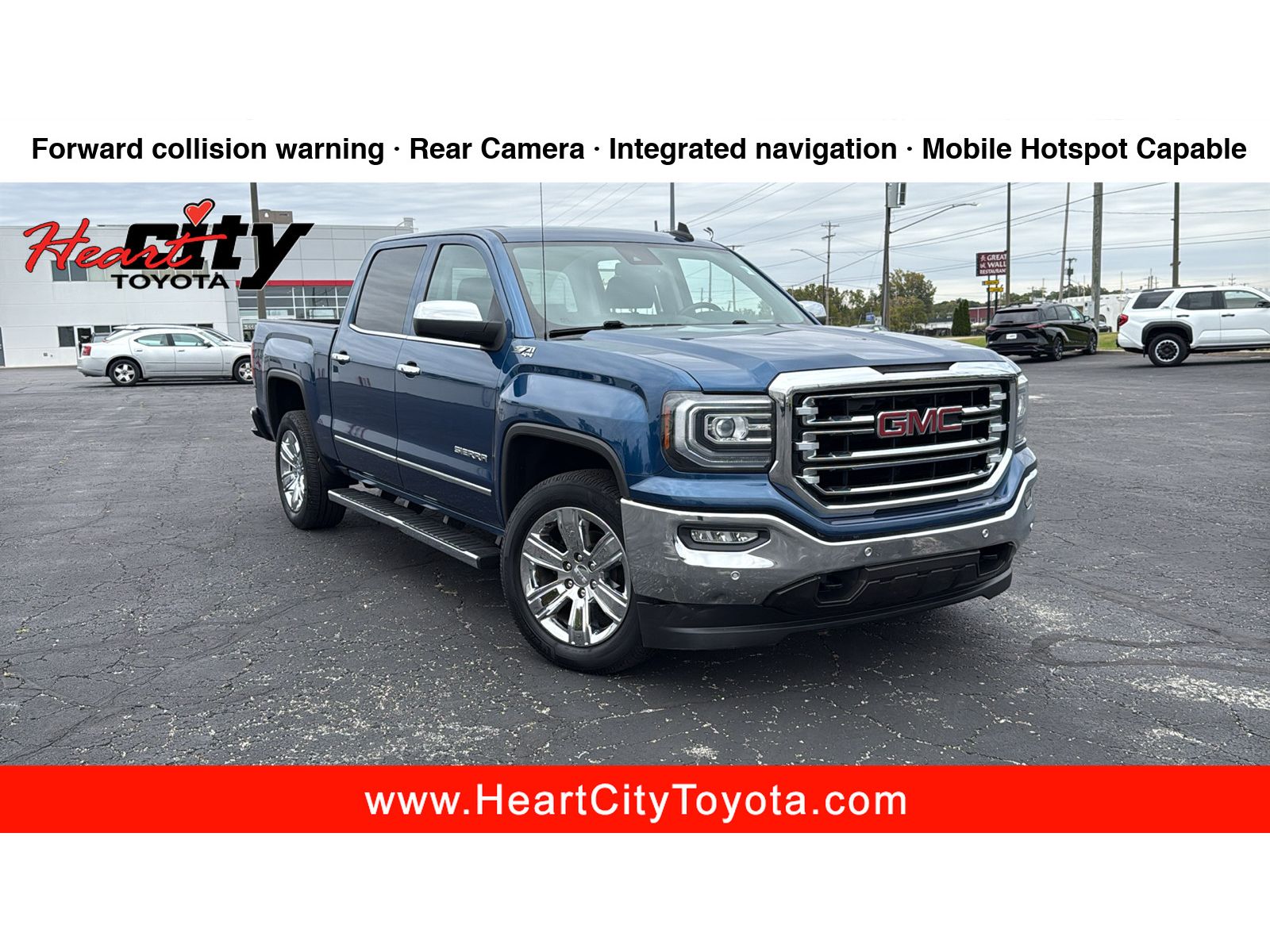 Used 2018 GMC Sierra 1500 SLT with VIN 3GTU2NEC8JG519340 for sale in Elkhart, IN
