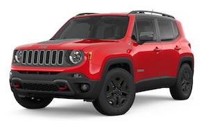 2018 Jeep Renegade Trailhawk A red 2018 Jeep Renegade Trailhawk