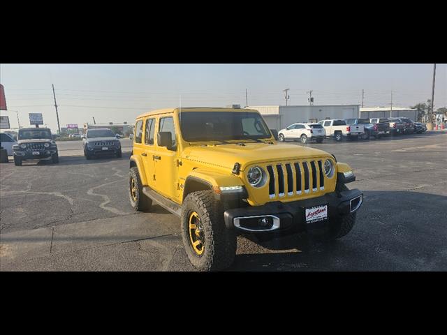Used 2019 Jeep Wrangler Unlimited Sahara with VIN 1C4HJXEG6KW516068 for sale in Lexington, NE